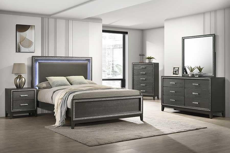 Modern Bedroom Set Gray B331