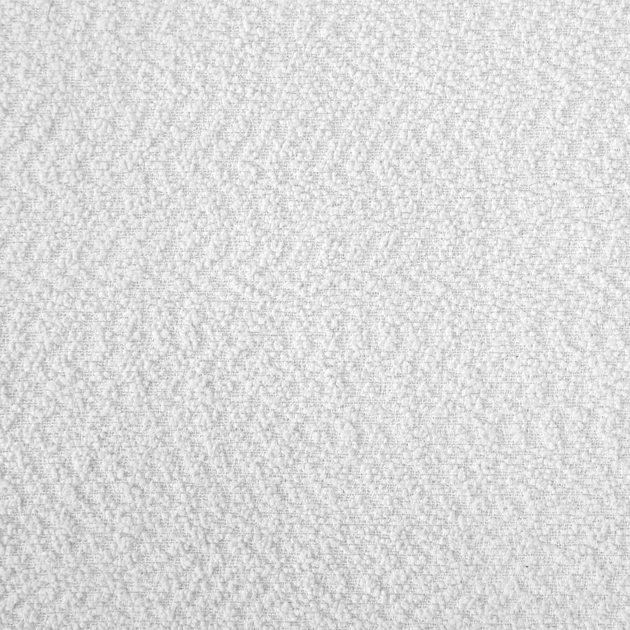 CASPAR White Upholstered Sectional