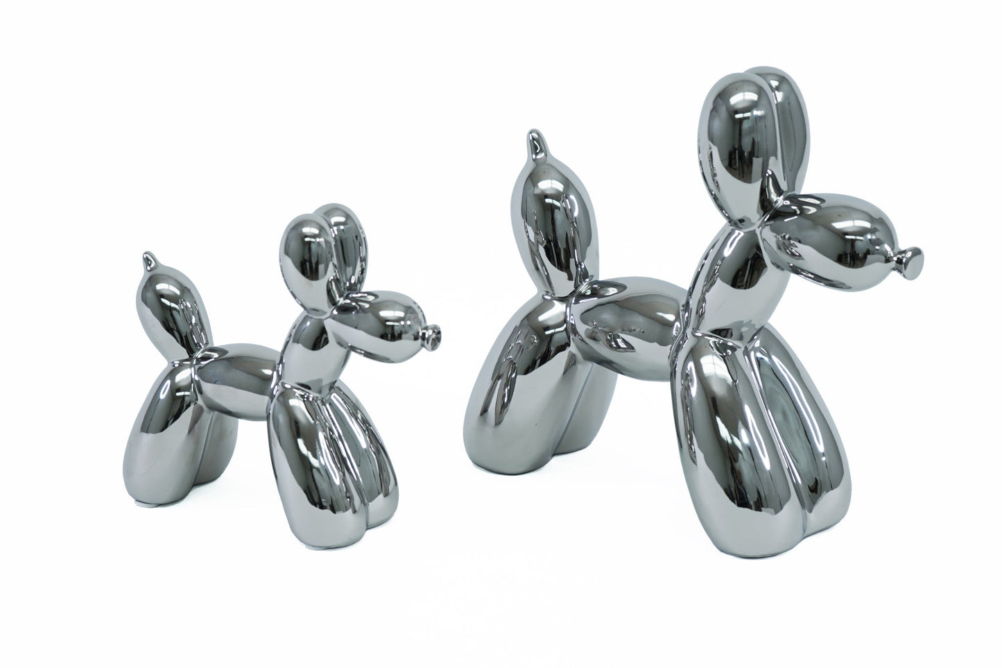 2pc Ballon Dog Sculpture Home Decor