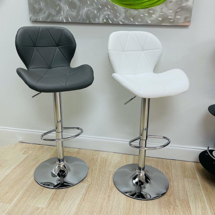 Adjustable Bar Stool with Footstool