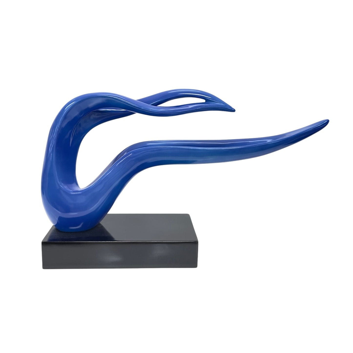 RAALS Abstract Ribbon Statue in Blue