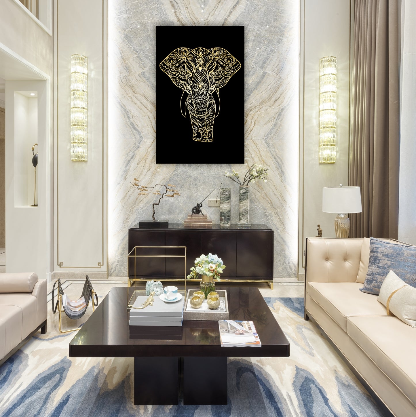 PALC-58 - 24"DX36"H, Background Black