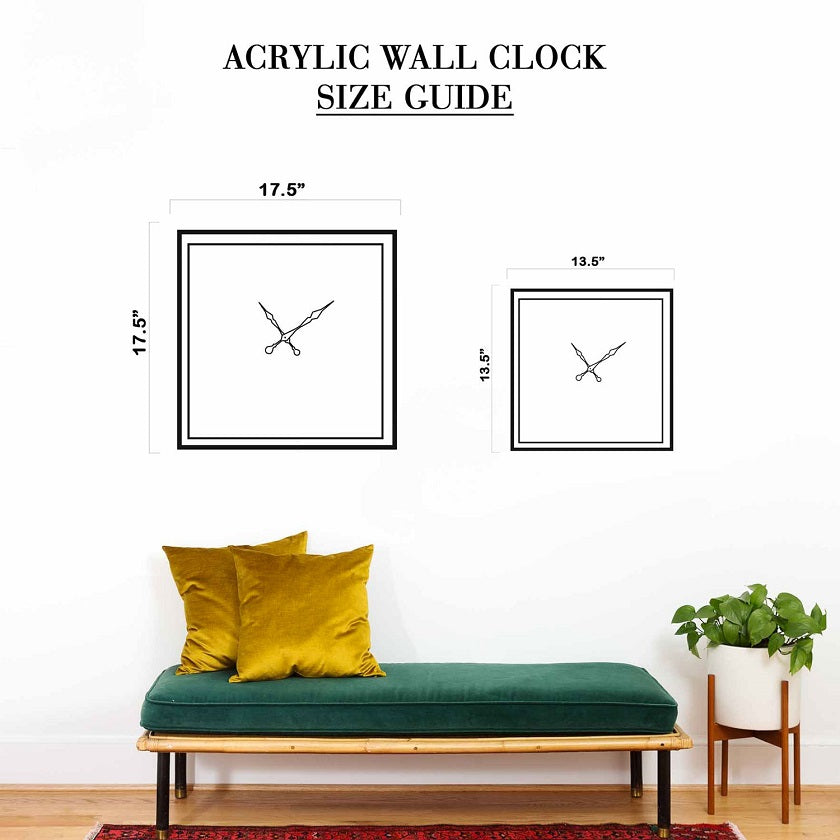 Cuban Flag Square Wall Clock