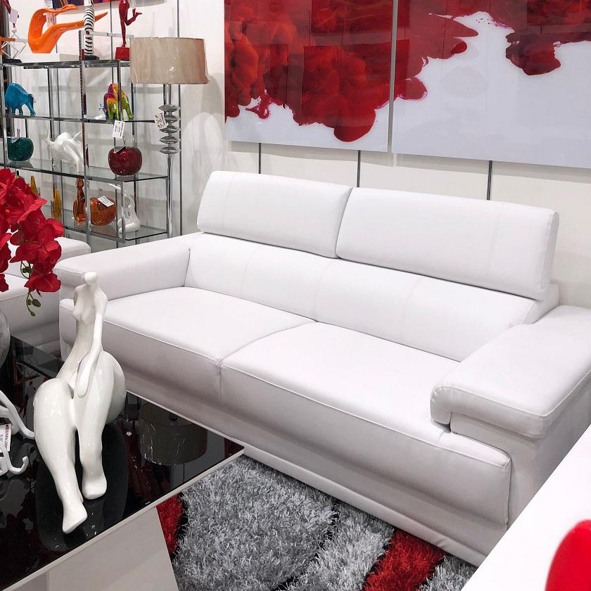 ZOEY White Modern Sofa