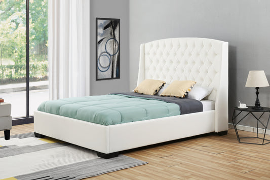 Modern Queen Bed White WI-1177 WH