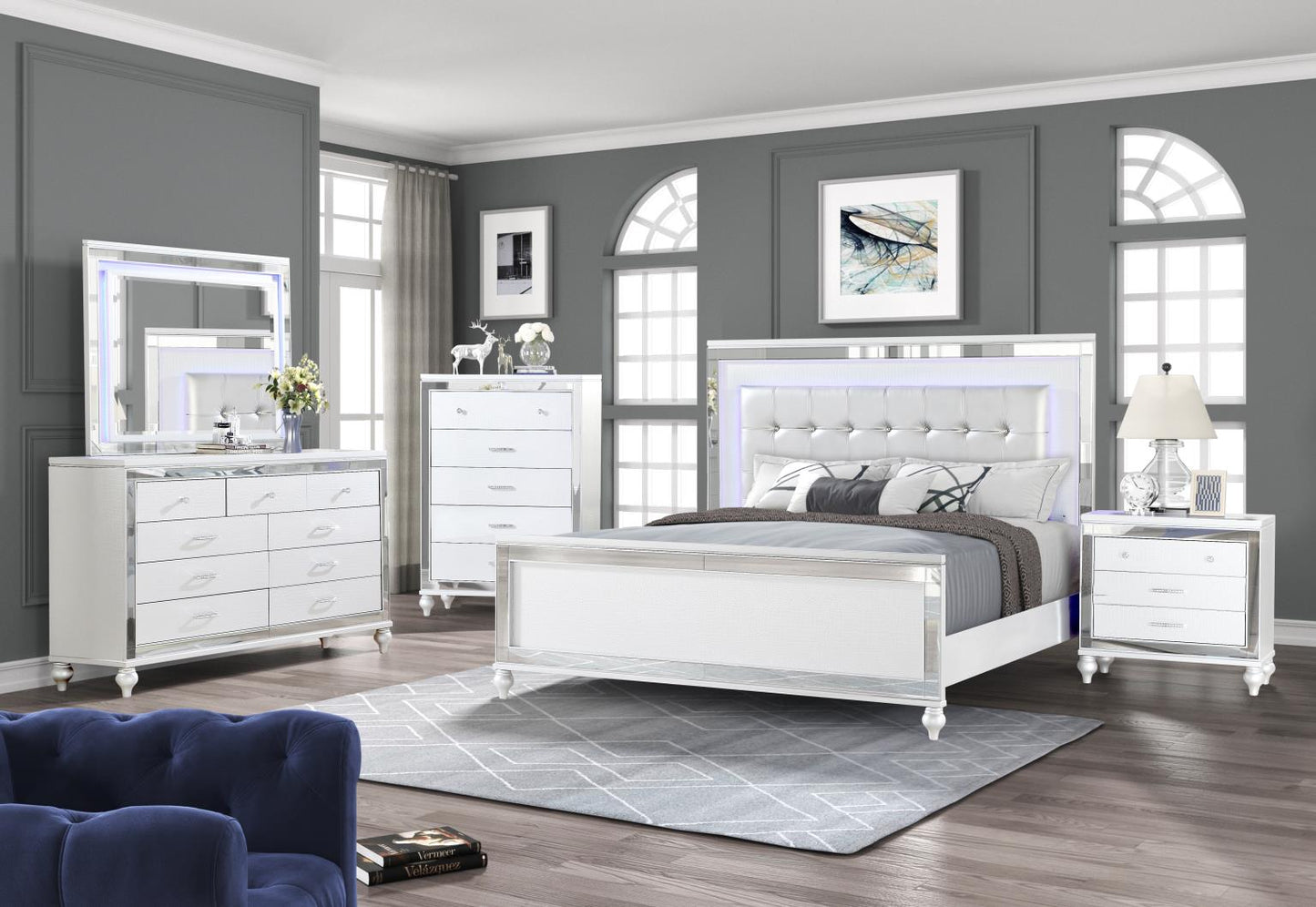 Modern Bedroom Set White