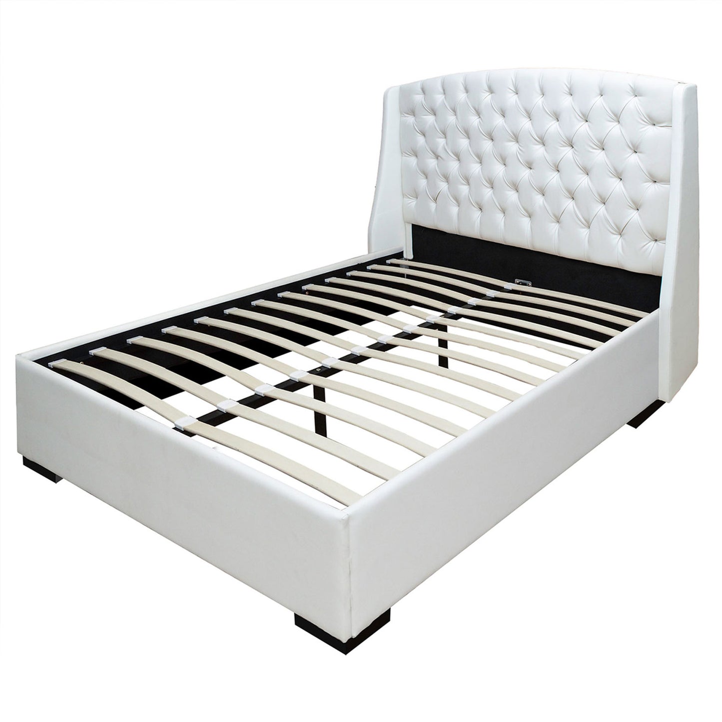 Modern Queen Bed White WI-1177 WH