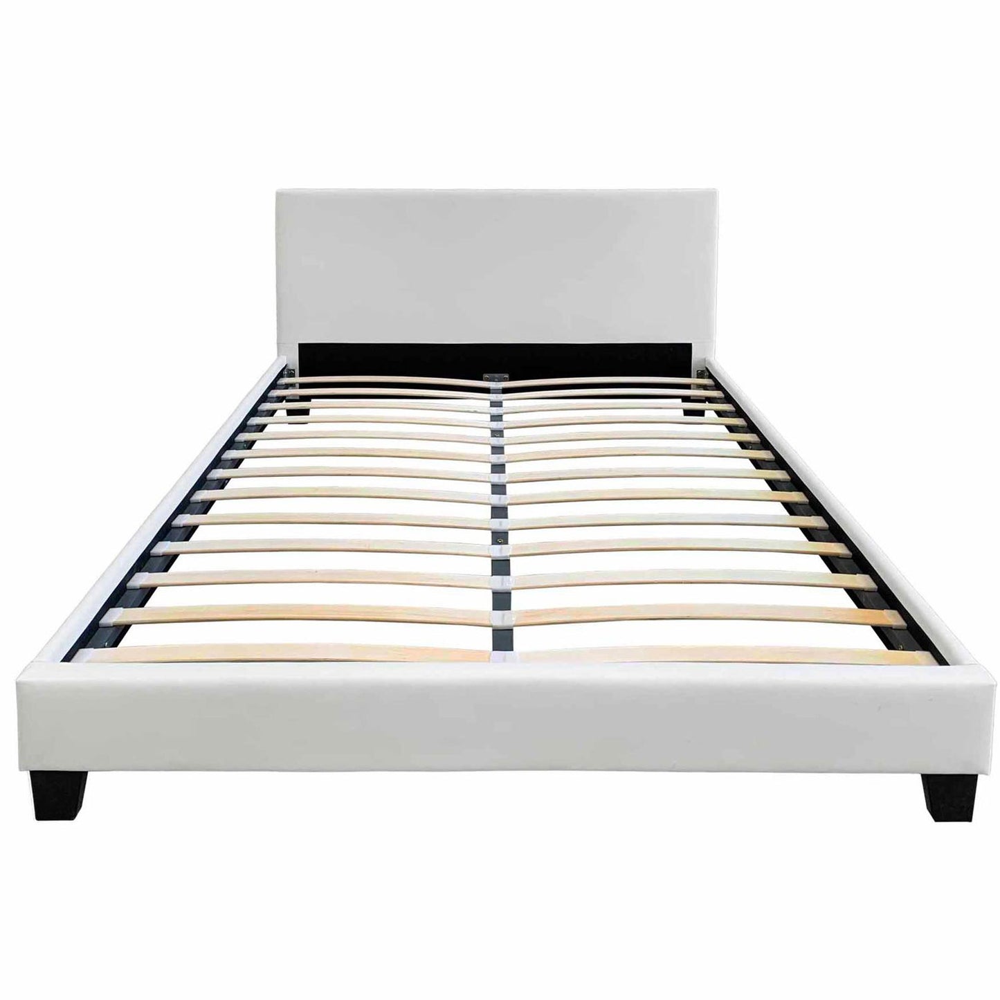 Modern Queen Bed White