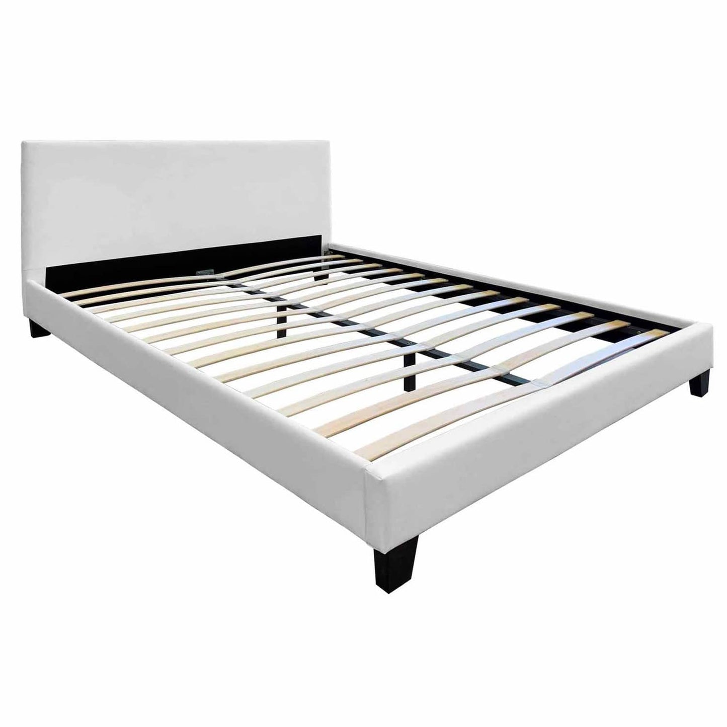 Modern Queen Bed White