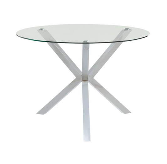 VANCE Glass Top Round Table