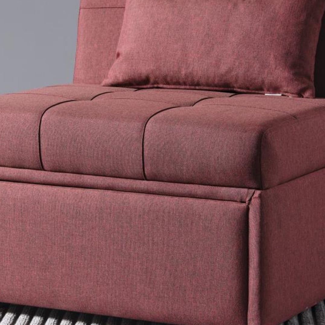 Mello Burgundy Pull Out Sleeper Chair