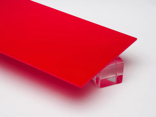 USCA Solid Color Acrylic Sheet - Red, 3mm