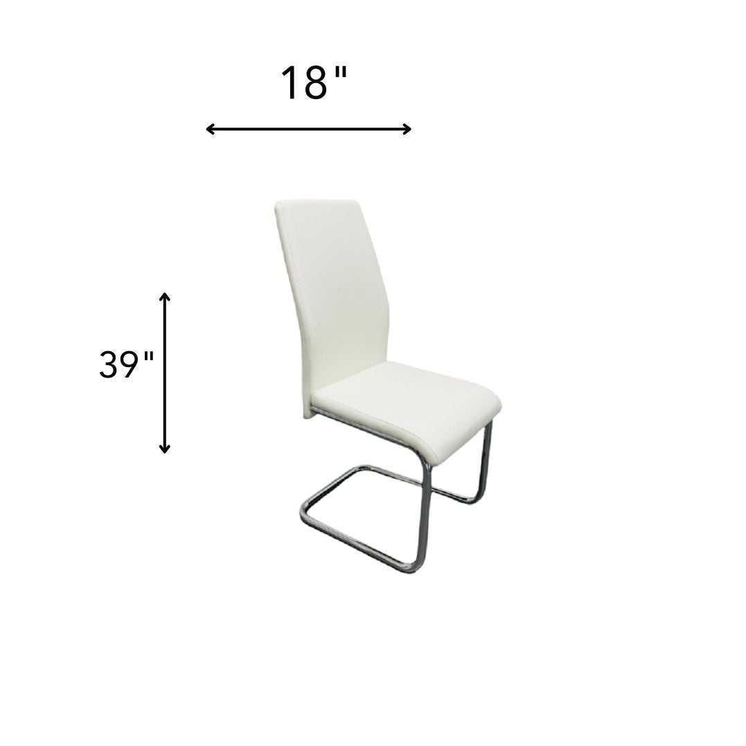 ALEXA White Dining Chair