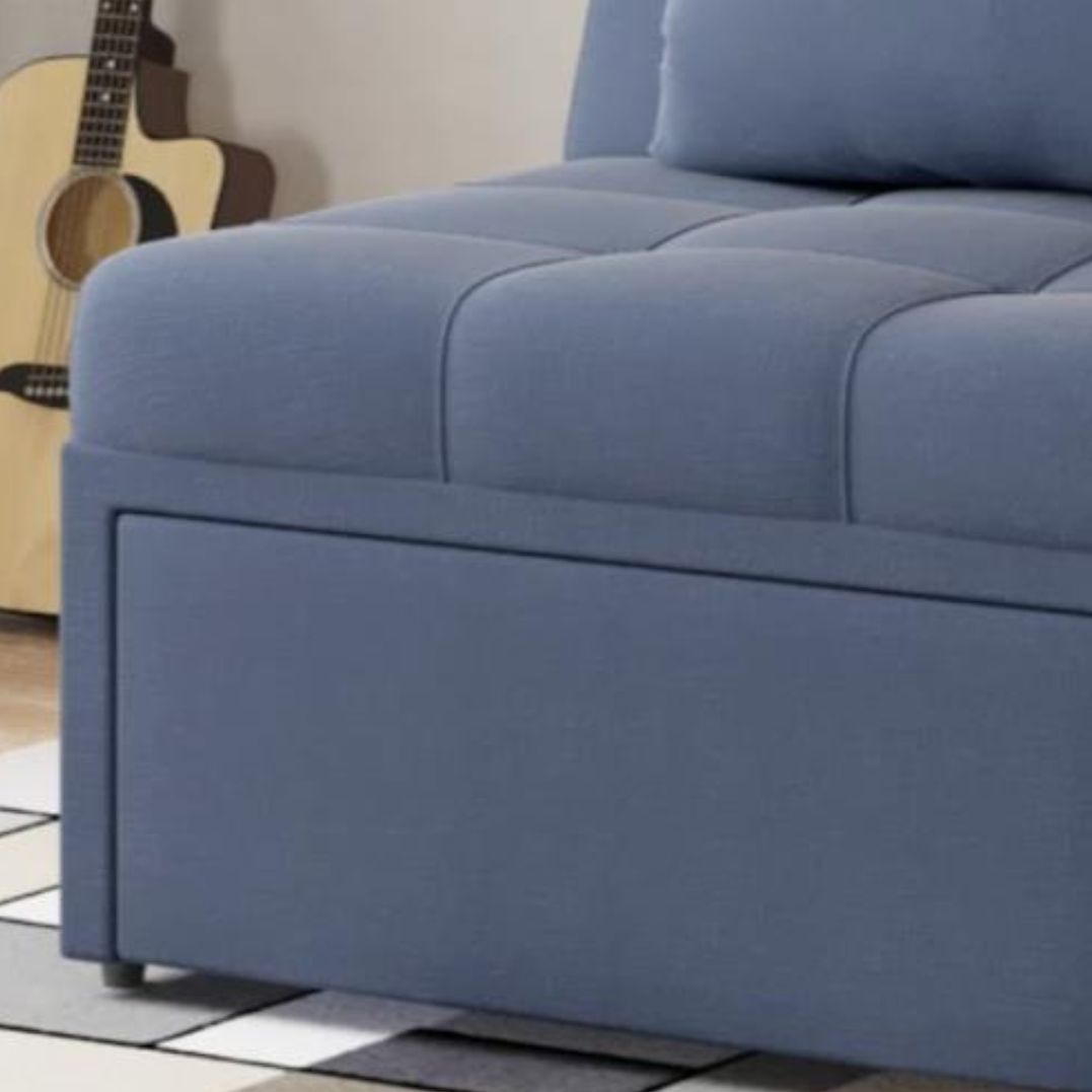 Mello Blue Pull Out Sleeper Chair