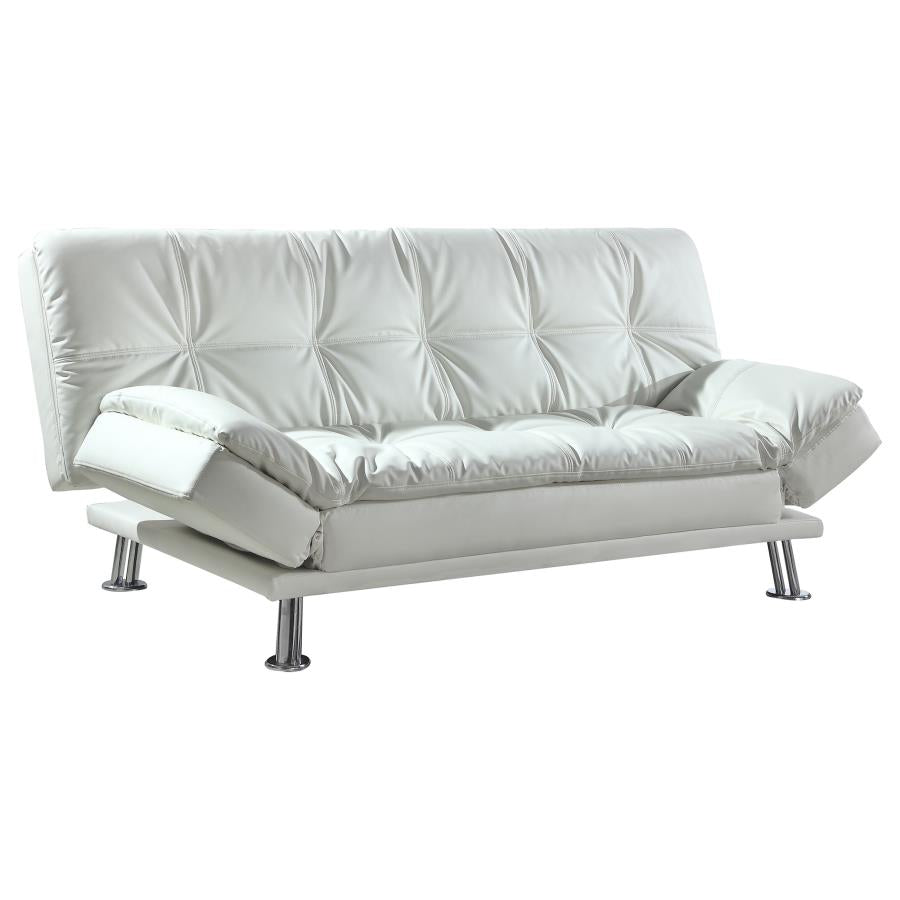 DILLY Off White Futon Sofa Bed