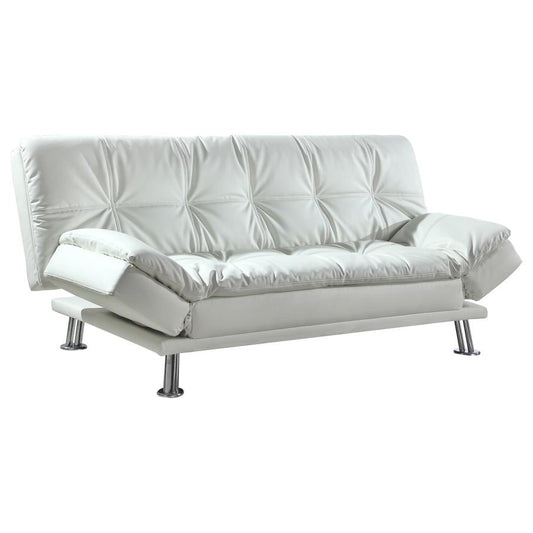 DILLY Off White Futon Sofa Bed
