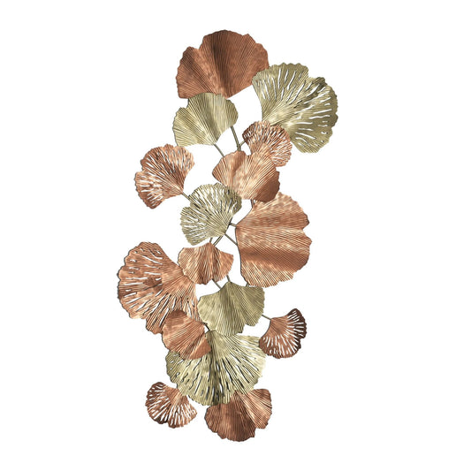 Copper/Gold Leaf Metal Wall Art Decoration