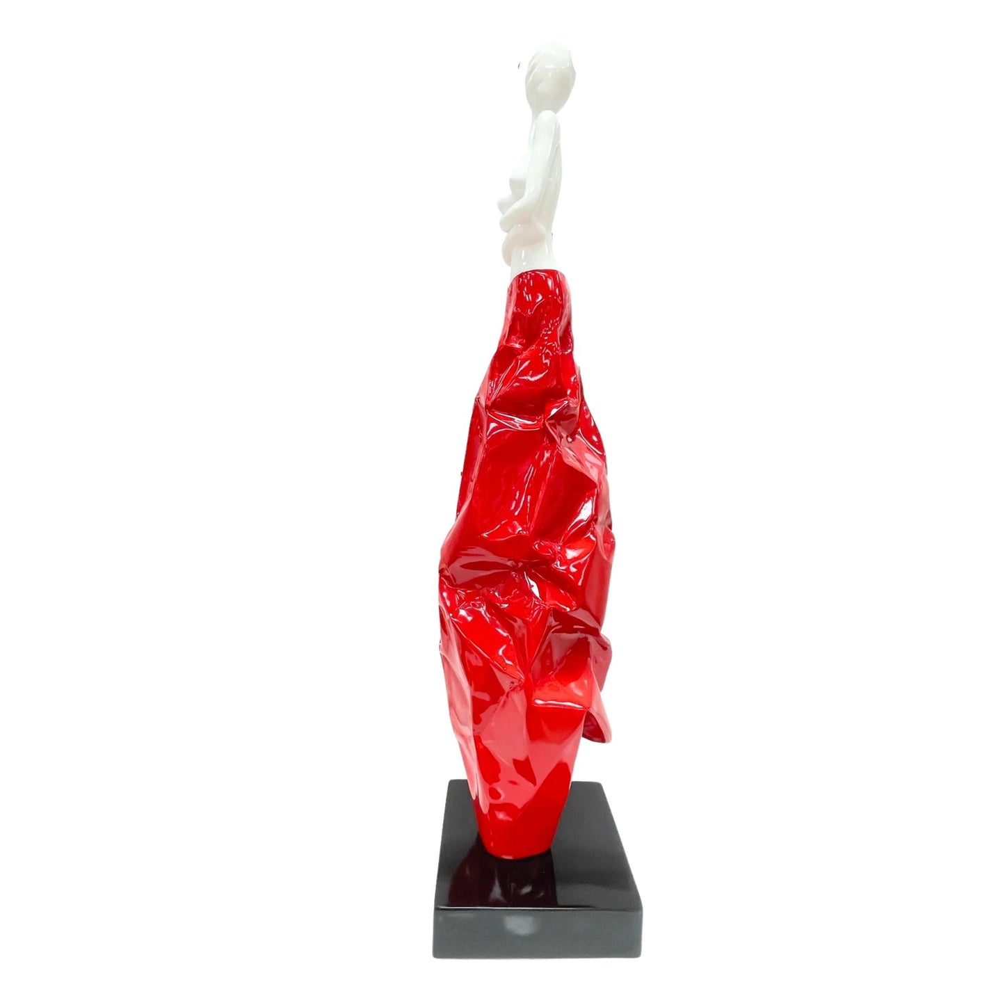 Woman with Red Skirt Statue