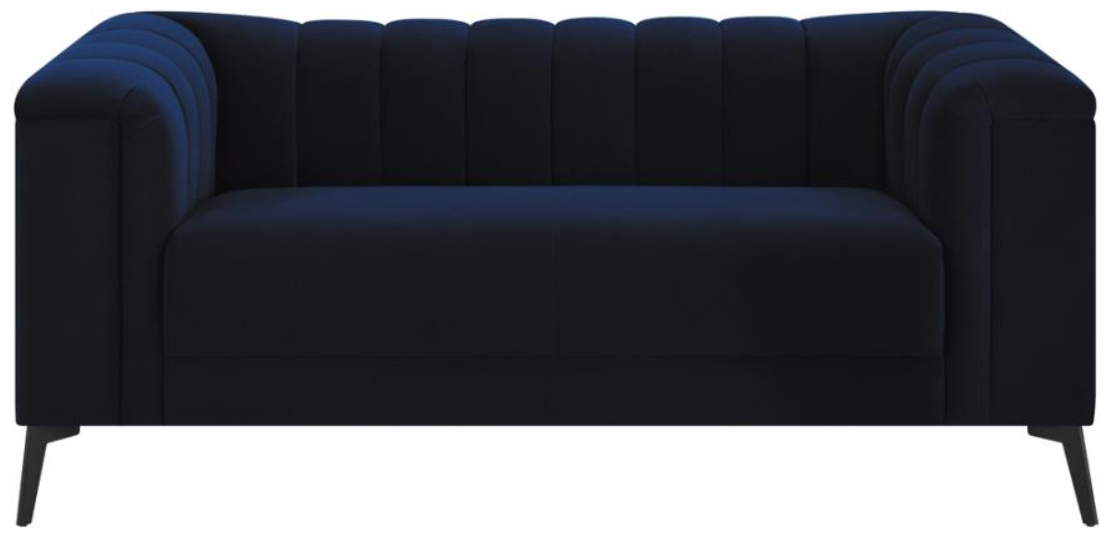 CHARLES Blue Velvet Chair