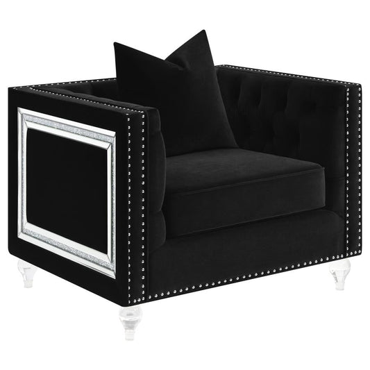 DALIDA Black Accent Chair