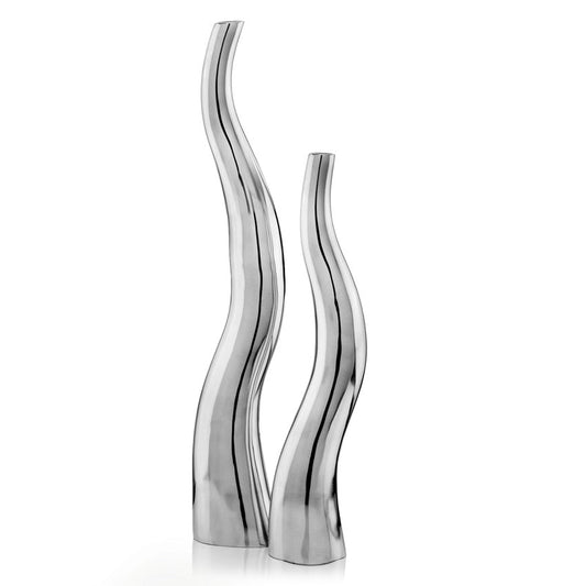 Curva Tall Wiggy Vase Set Of 2