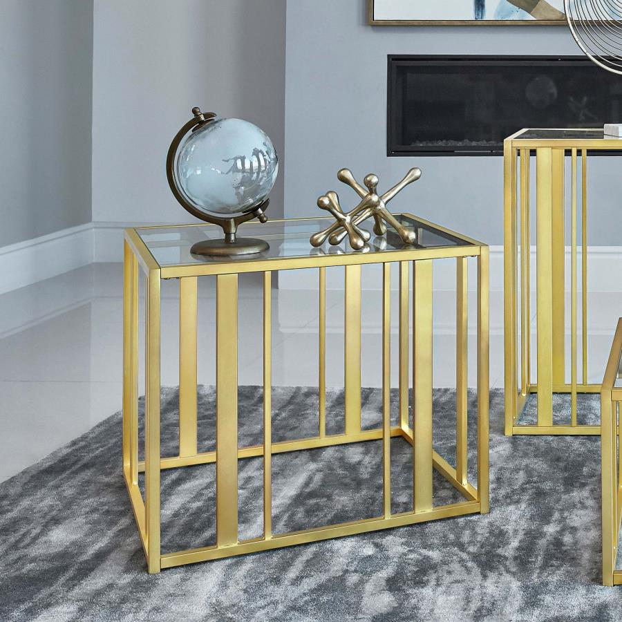 ADRIAN Gold End Table