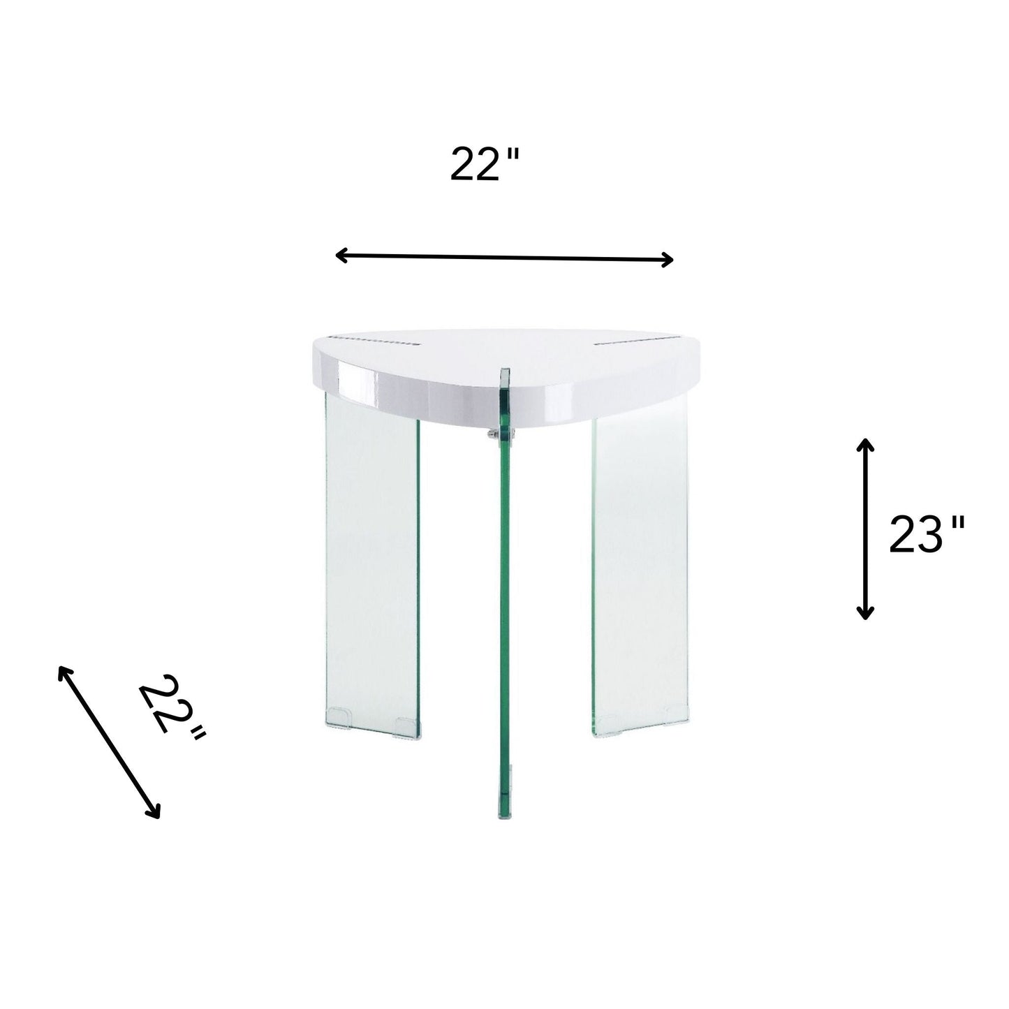 NOLAND 22" Triangular End Table