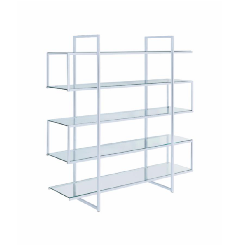 ELMA Glass and Chrome Shelf Divider