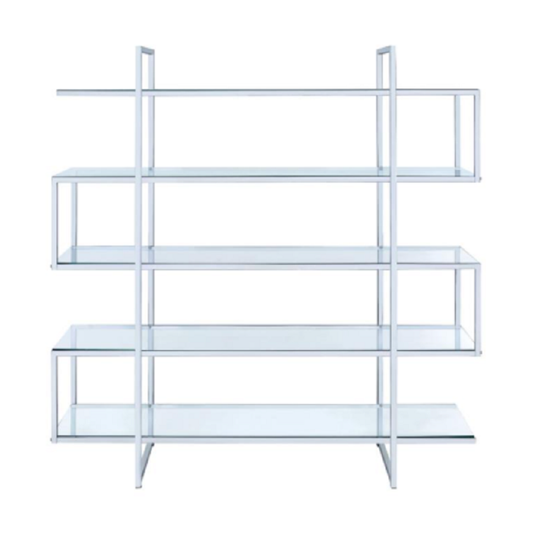 ELMA Glass and Chrome Shelf Divider