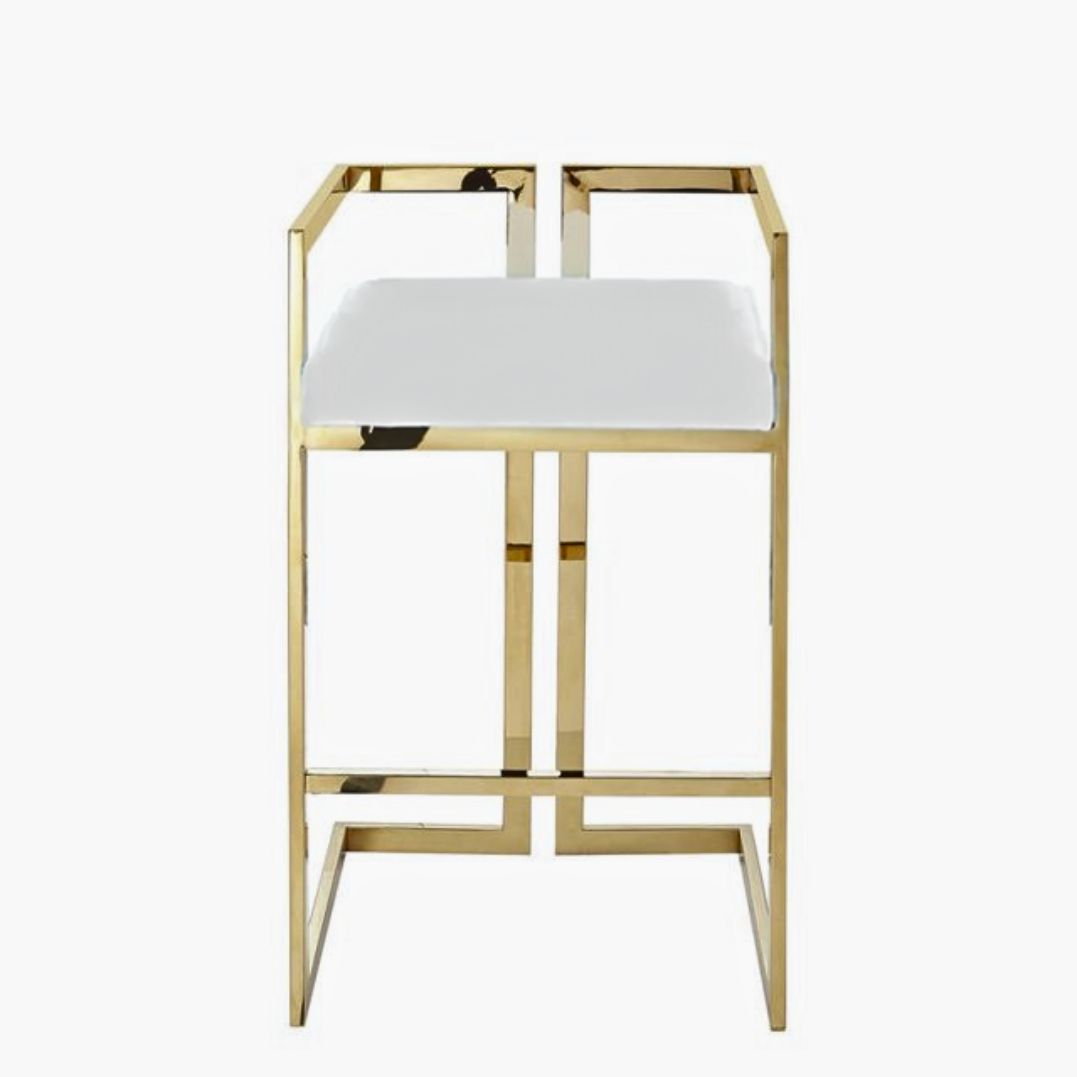 TURIN Gold Counter Stool