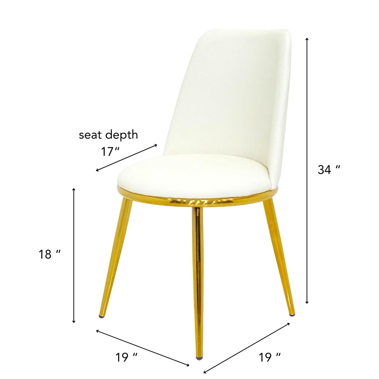 TOKIO White Dining Table and Chair Set