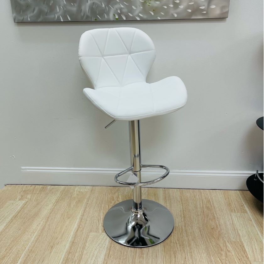 Adjustable Bar Stool with Footstool