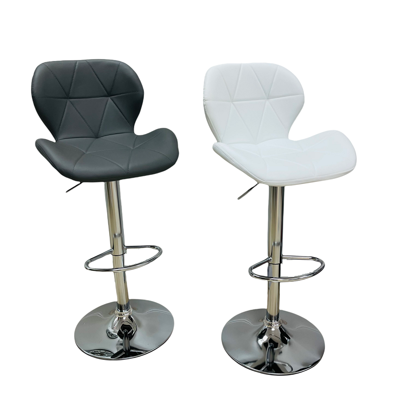 Adjustable Bar Stool with Footstool