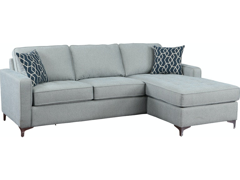 NASHUA Reversible Sectional Baby Blue