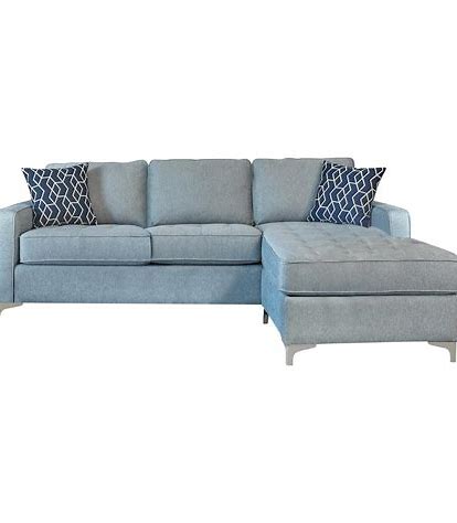 NASHUA Reversible Sectional Baby Blue