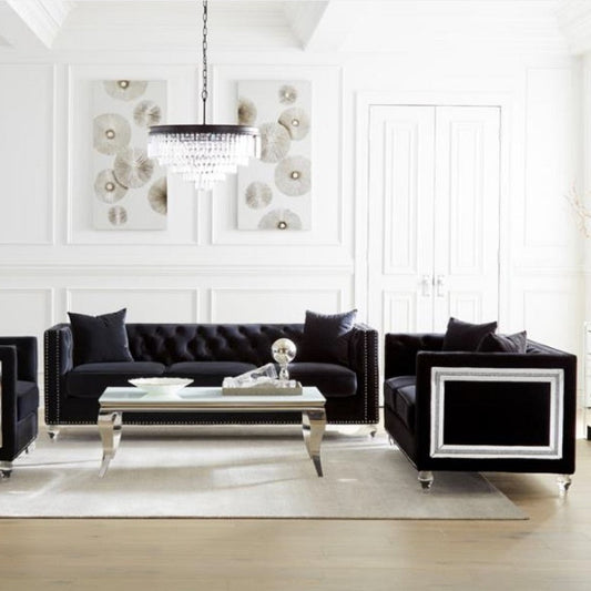 DALIDA Black Accent Chair