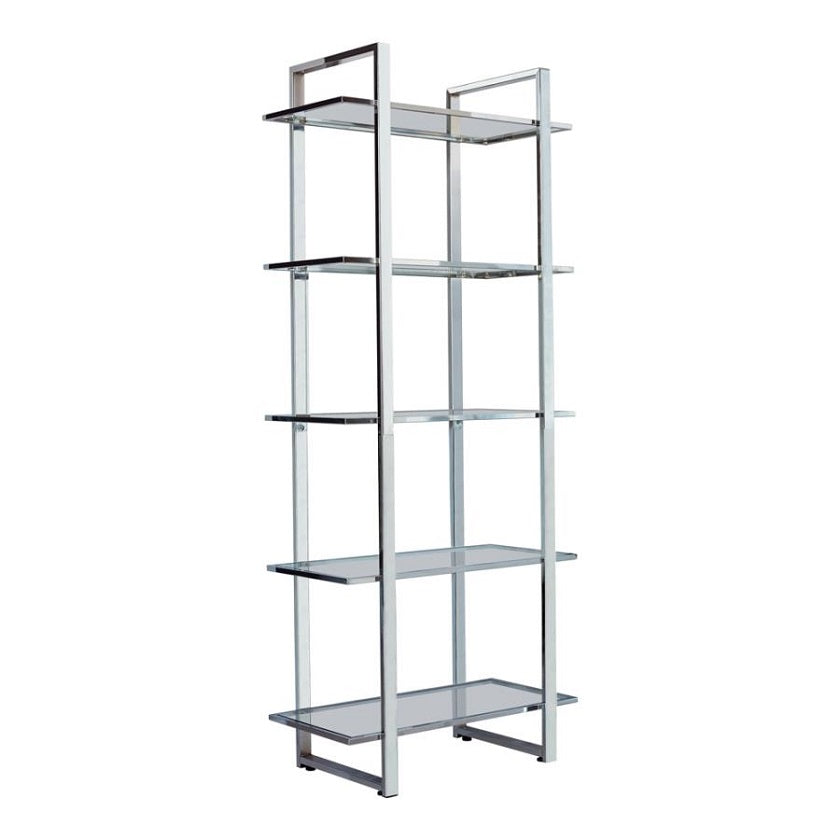 HARTFORD Glass and Chrome Shelf