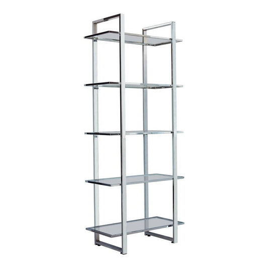 HARTFORD Glass and Chrome Shelf