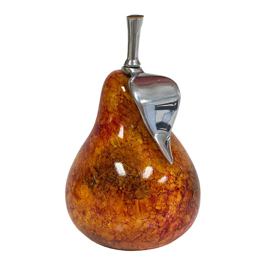 Pear Sculpture Mixed Orange