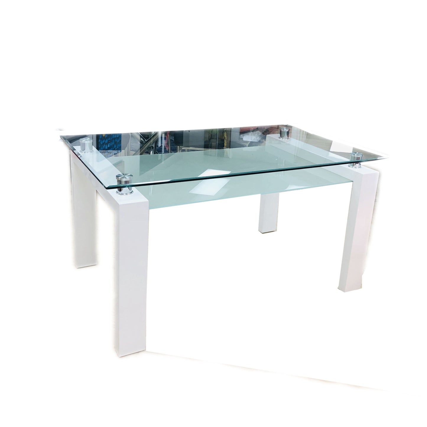 Glass Top Dining Table