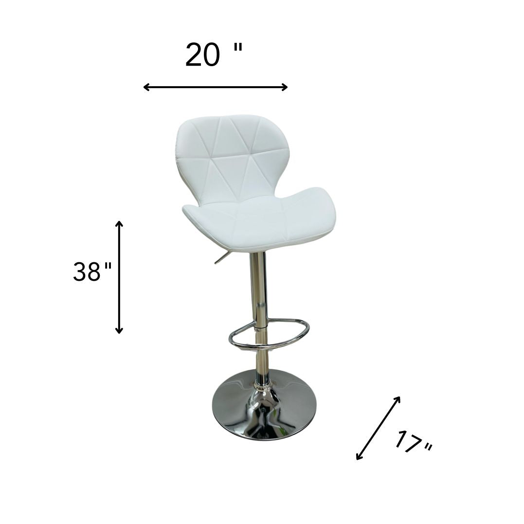 Adjustable Bar Stool with Footstool