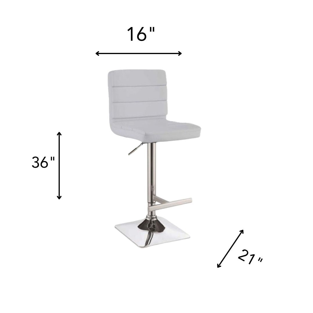 Adjustable Square Base Barstool