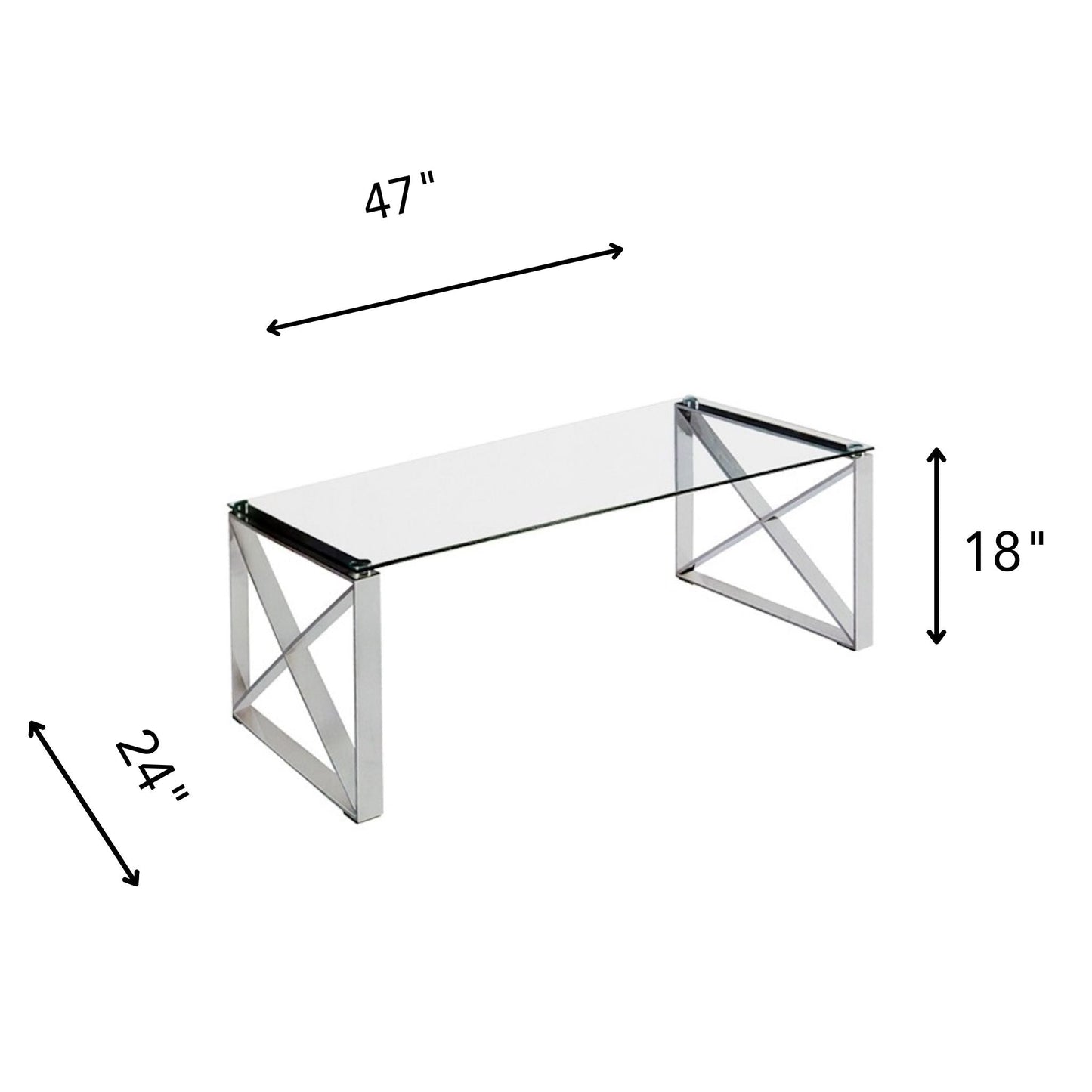 MOON Clear Coffee Table