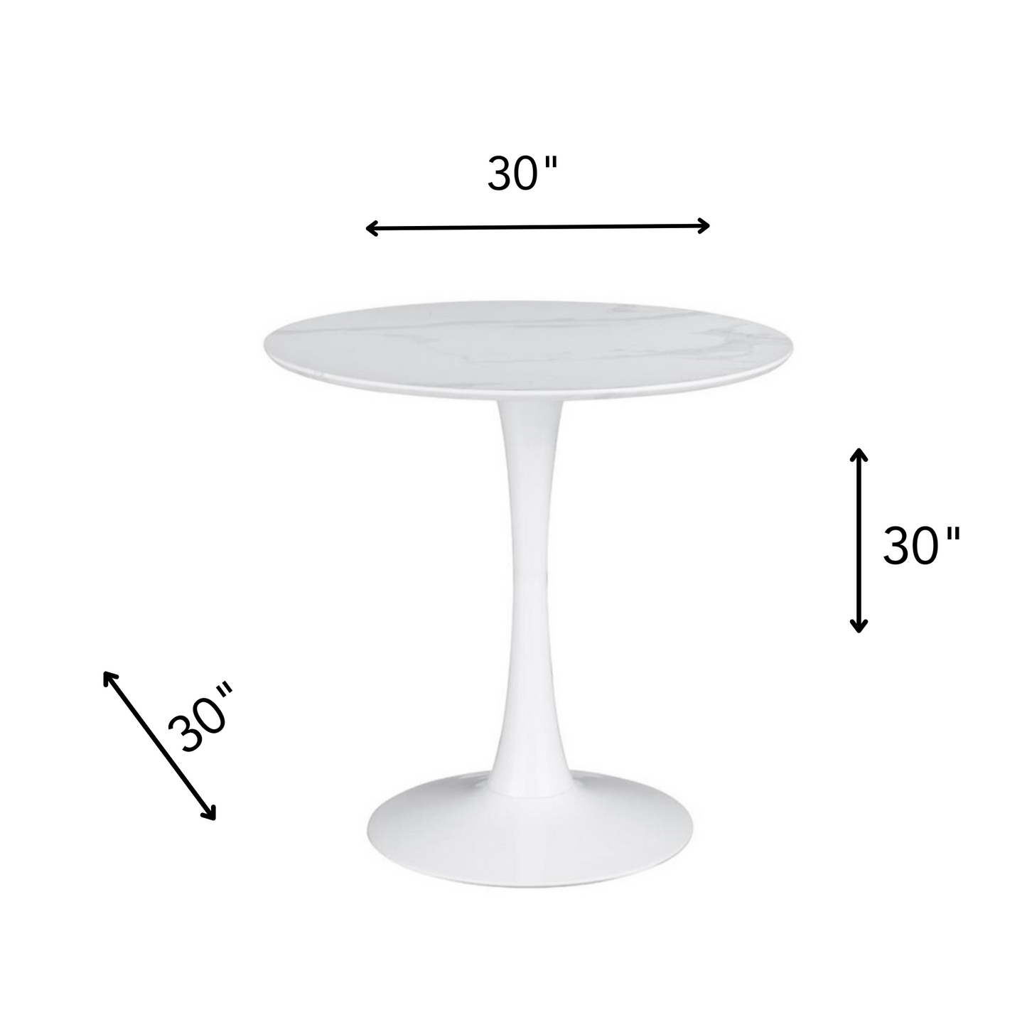 Round Arkell Tulip Dining Table