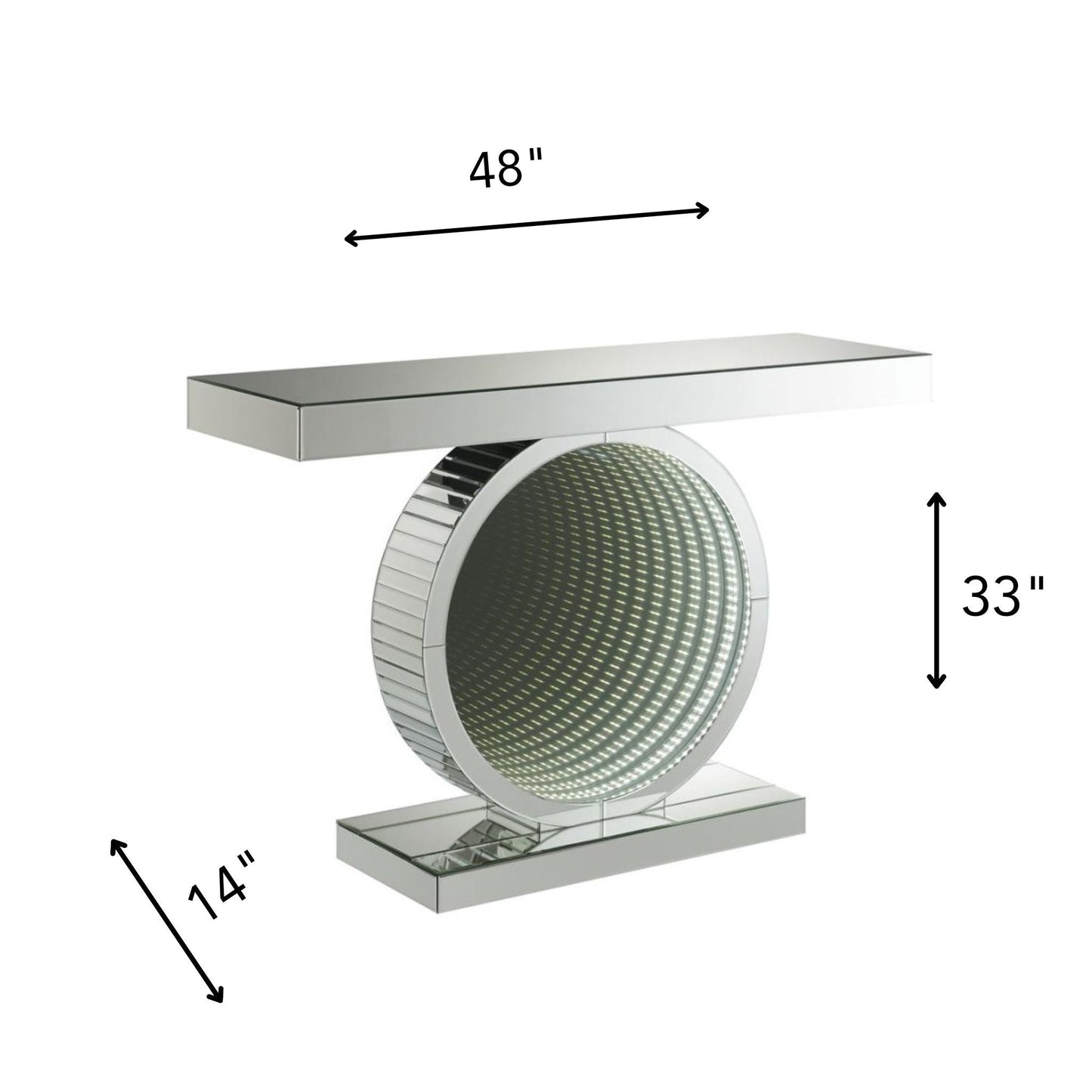 INFINITY Led Mirrored Console