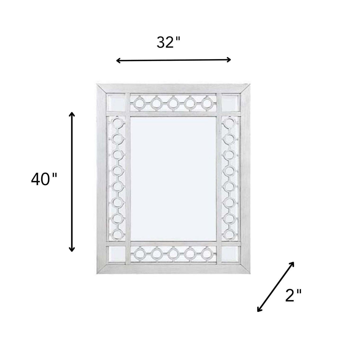 VARIAN Rectangular Mirror