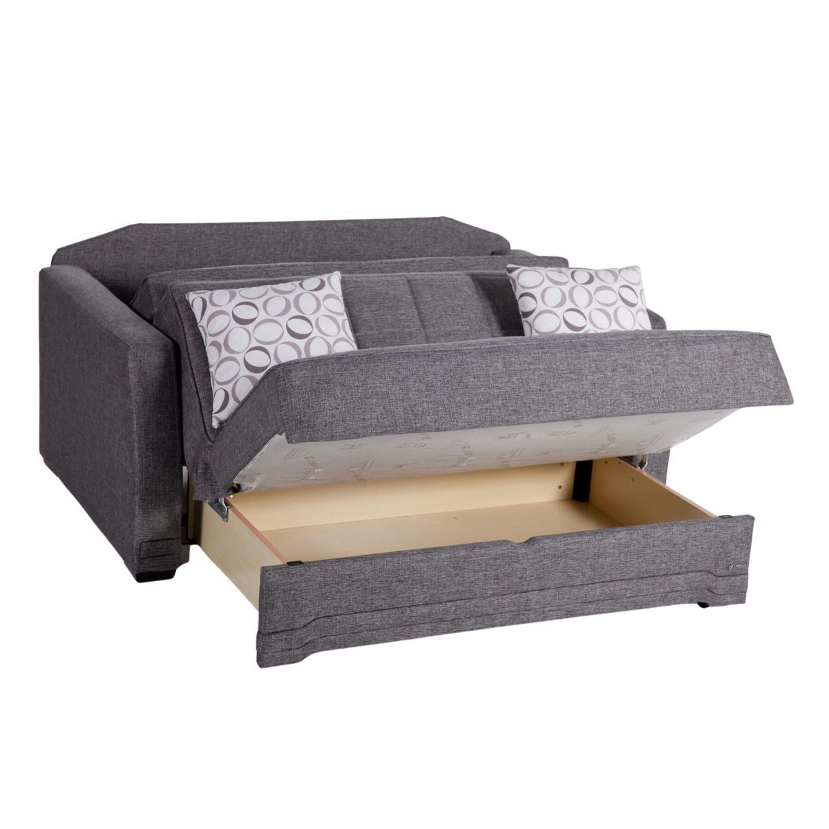 VALERIE Gray Loveseat Sleeper