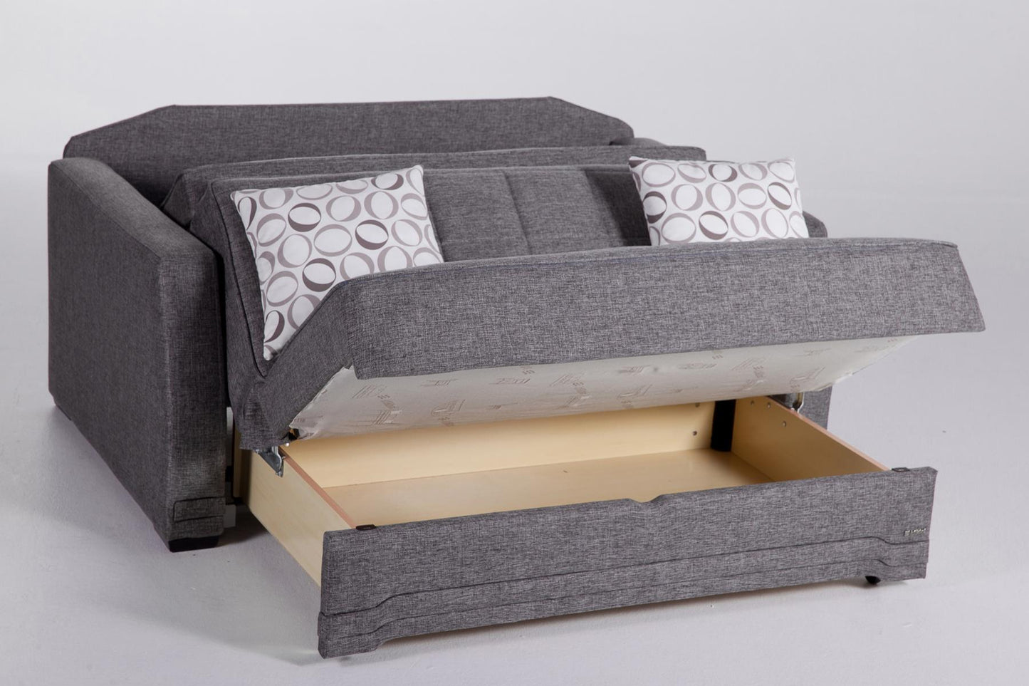 VALERIE Gray Loveseat Sleeper