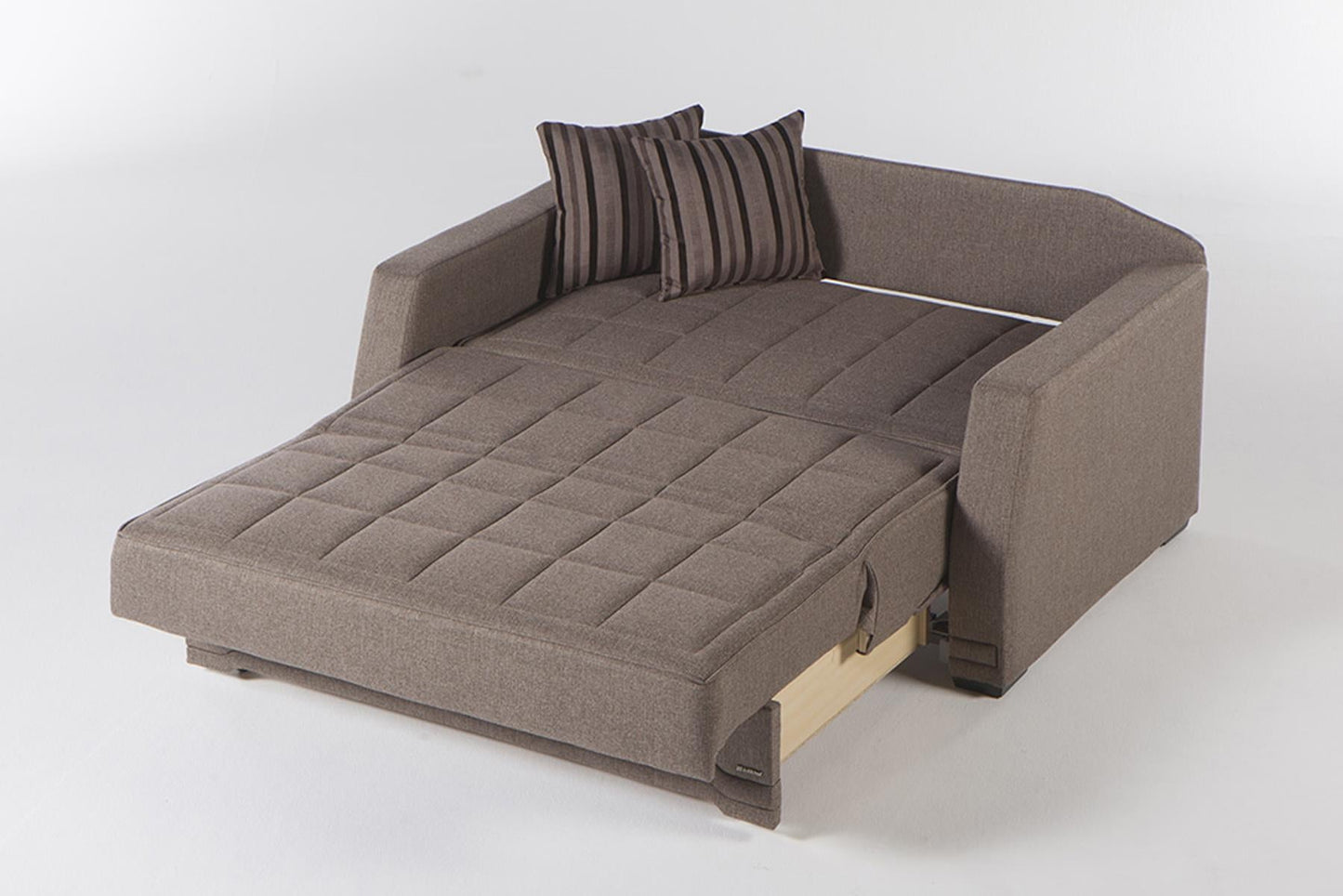 VALERIE Brown Loveseat Sleeper