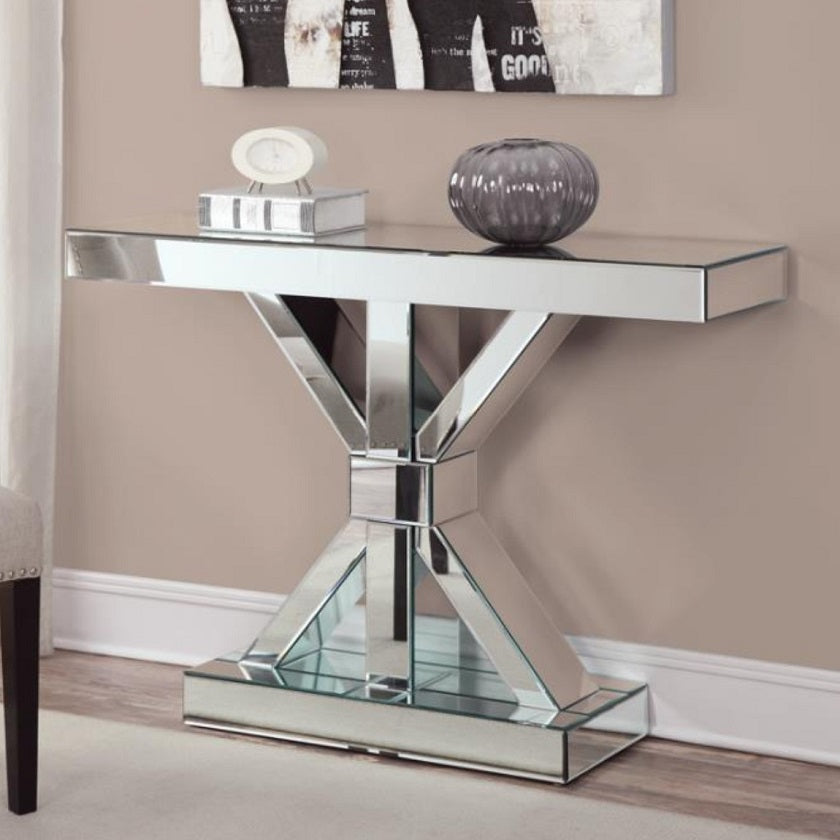 LYNN Mirrored Console "X"